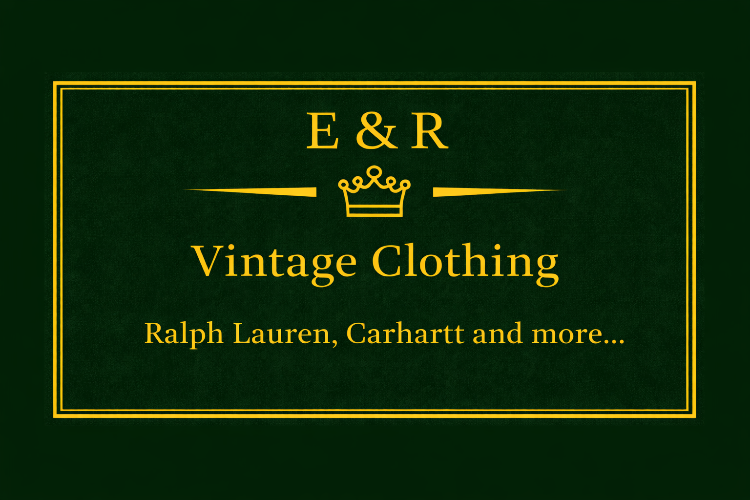 E&R Vintage Clothing